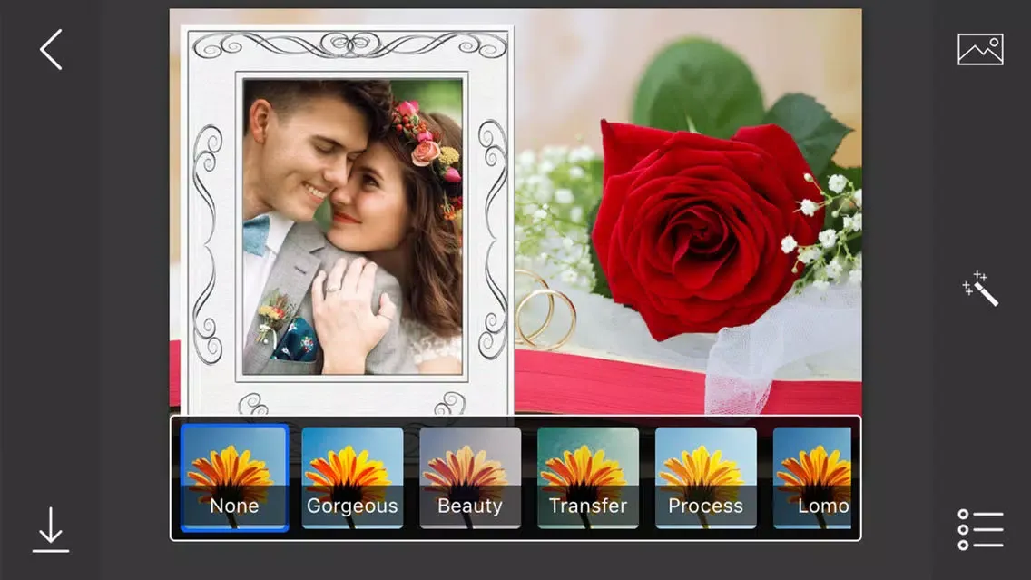 Capturas de pantalla de Wedding Photo Frames - make eligant and awesome photo using new photo frames