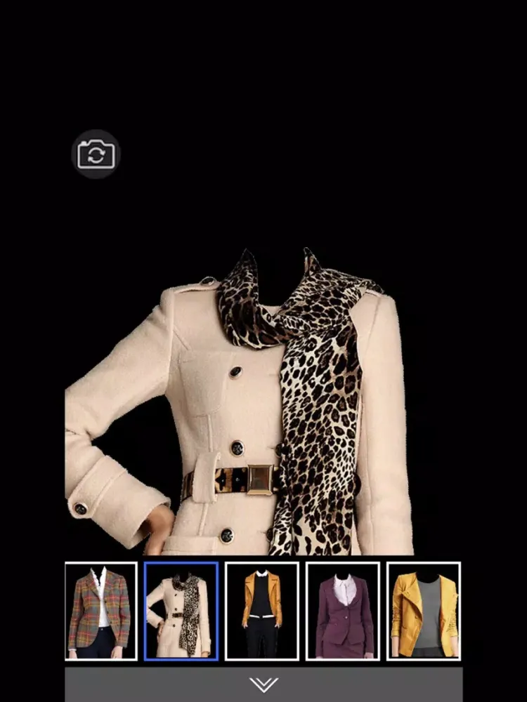 Zrzuty ekranu Women Jacket Suit - Photo montage with own photo or camera iPad 