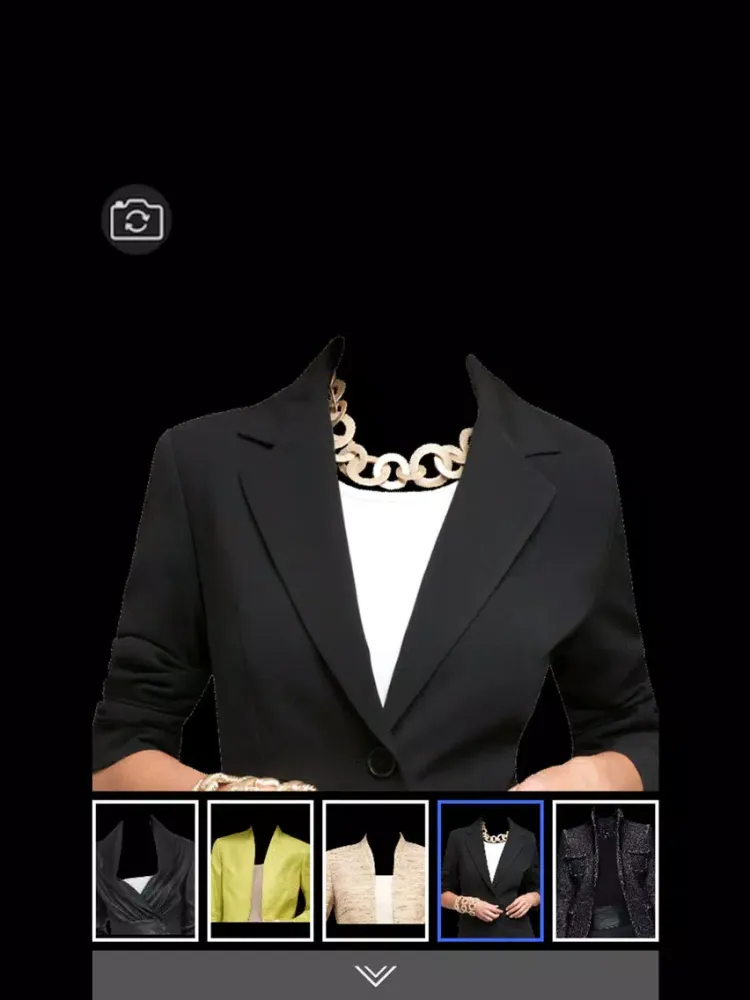 Zrzuty ekranu Women Jacket Suit - Photo montage with own photo or camera iPad 