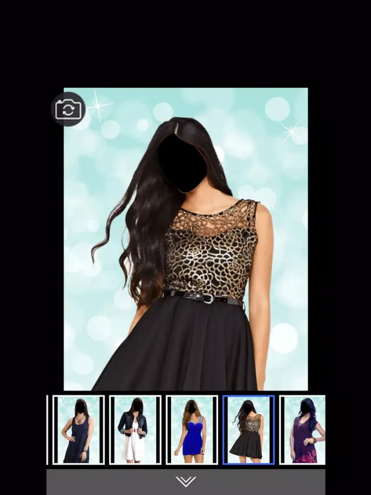 Woman Party Suit - Photo montage with own photo or camera iPad  سکرین شاٹس