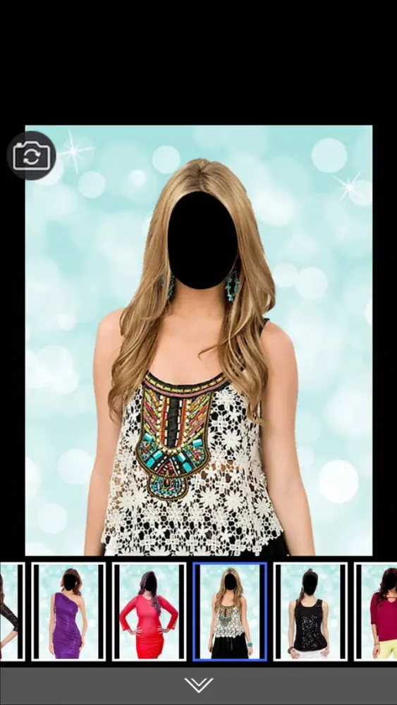 Woman Party Suit - Photo montage with own photo or camera سکرین شاٹس