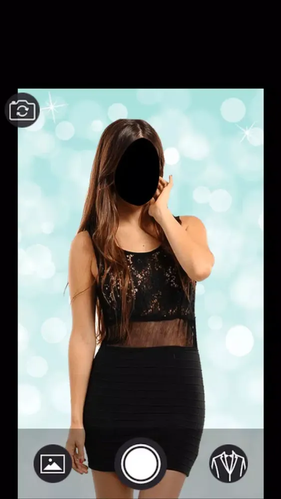 Woman Party Suit - Photo montage with own photo or camera سکرین شاٹس