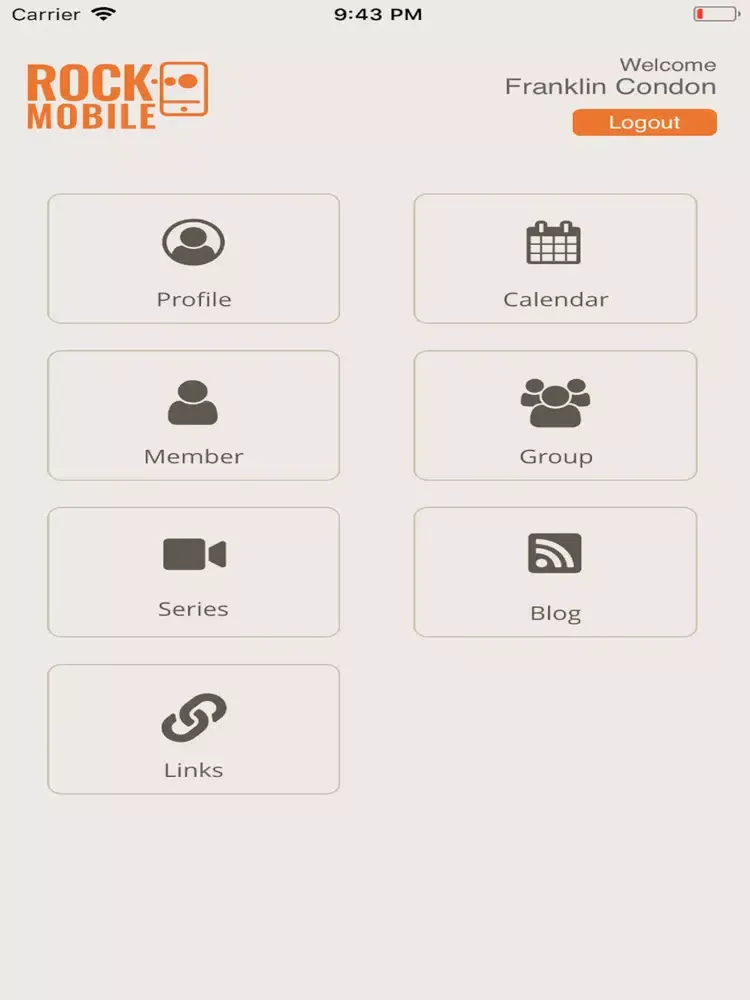 Tangkapan layar Mobile Rock iPad 