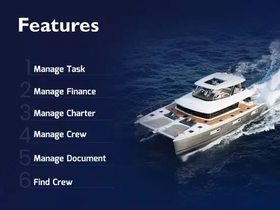 YachtingVerse Yacht Management iPad  Ekran Görüntüleri