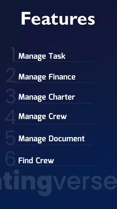YachtingVerse Yacht Management Ekran Görüntüleri