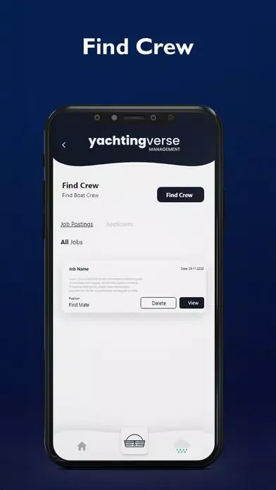 YachtingVerse Yacht Management Ekran Görüntüleri
