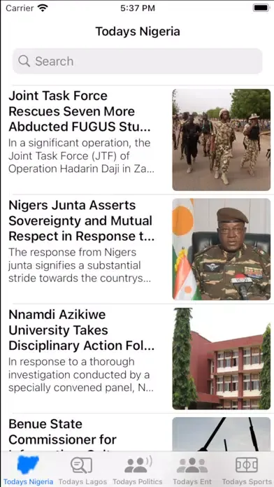 Today's Nigeria Screenshots