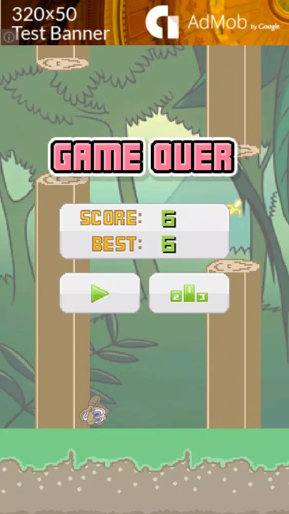 Ảnh chụp màn hình của Flappy Monkey - Download One of the Best Animal Game Apps Now for Free