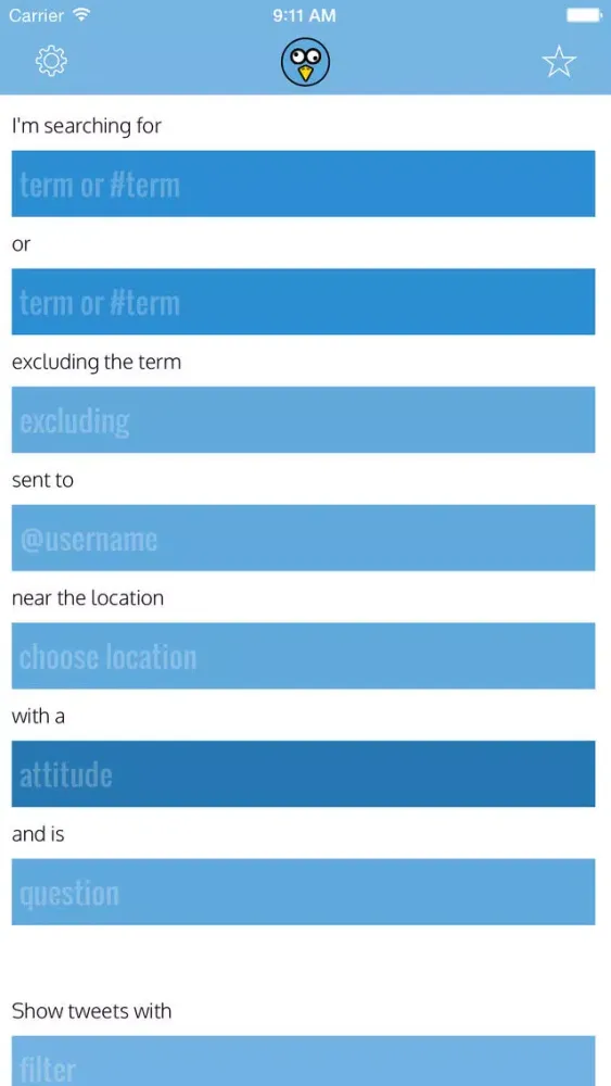TweetLibs - Twitter Analysis Screenshots