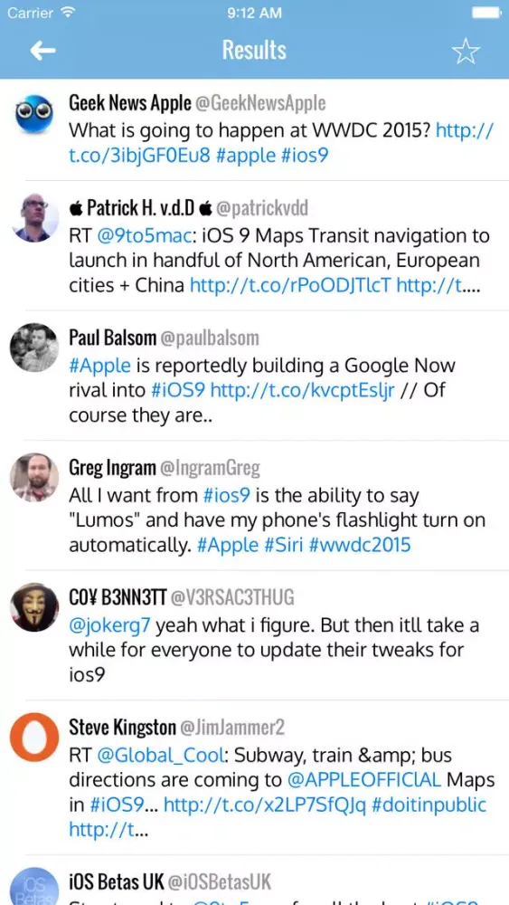 TweetLibs - Twitter Analysis Screenshots