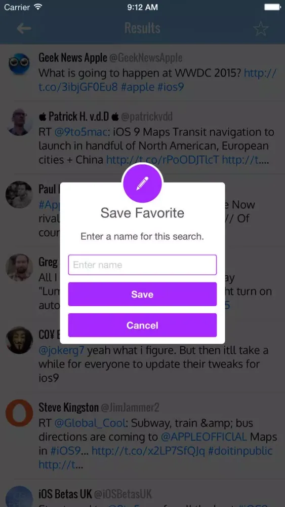 TweetLibs - Twitter Analysis Screenshots