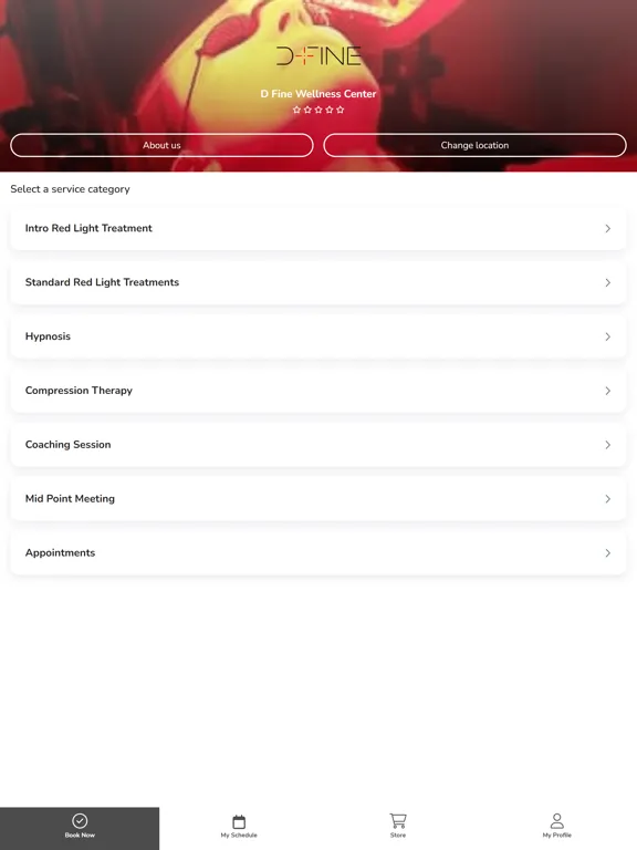 D-Fine Wellness iPad  スクリーンショット