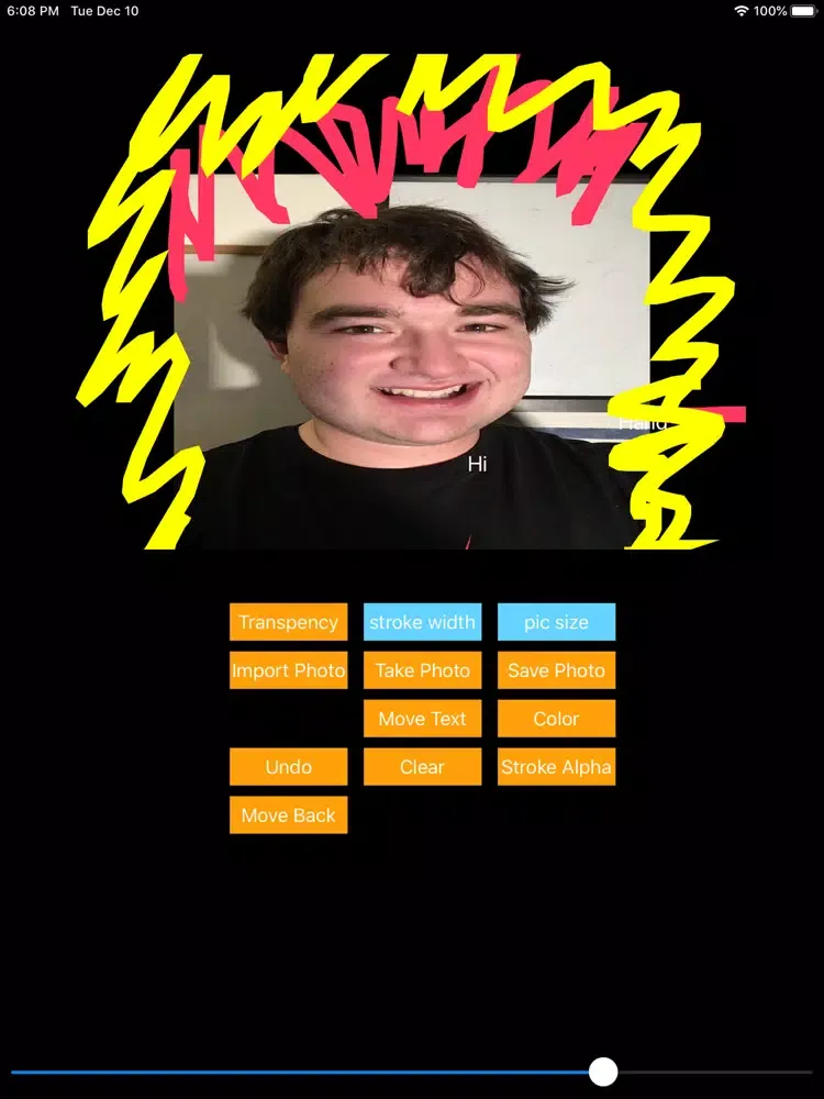 ภาพหน้าจอของ Photo Draw Machine iPad