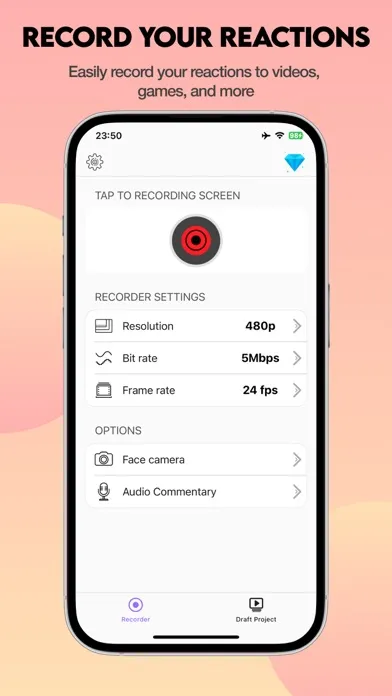 Screenshot di ReactPro: Record&Edit Reaction