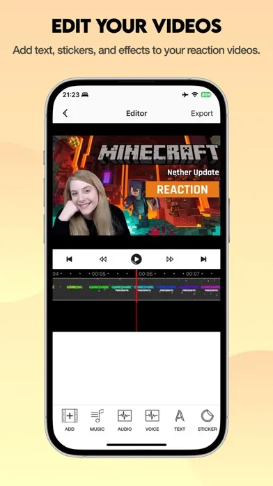 Screenshot di ReactPro: Record&Edit Reaction