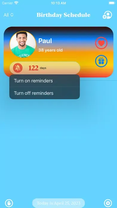 Captures d'écran de B-DAY Schedule