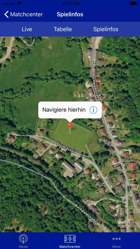 Tangkapan skrin TuS Nohfelden