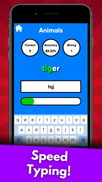 Speed Typing Test - Type Fast! 스크린샷