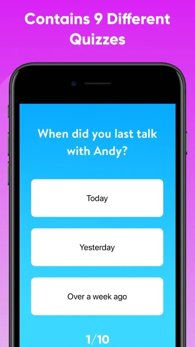 BFF Friendship Test - Quiz Screenshots
