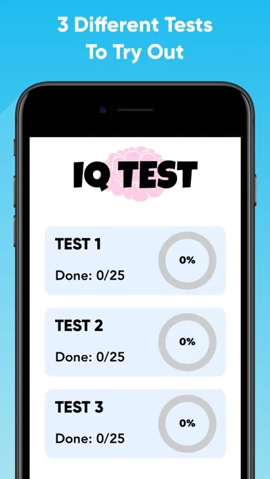 Ảnh chụp màn hình của IQ Test - Find Your Brain Age