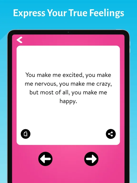 Screenshot di Love Text Messages and Quotes iPad 