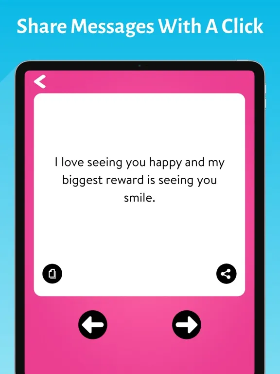 Screenshot di Love Text Messages and Quotes iPad 
