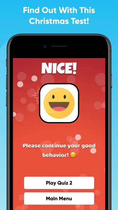 Naughty Or Nice Christmas Quiz Screenshots