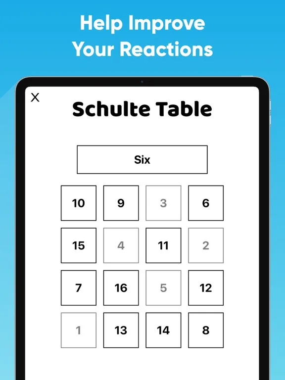 Reaction Time Training Game iPad  स्क्रीनशॉट