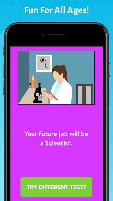 Capturas de tela do What Is Your Future Job?