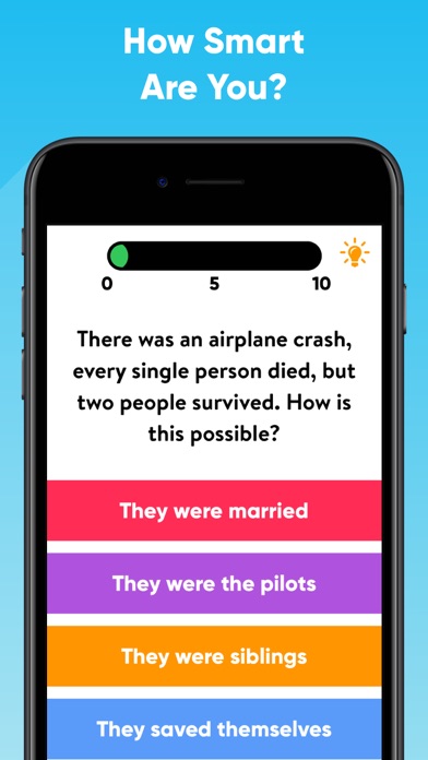Capturas de tela do Idiot Test - Quiz Game