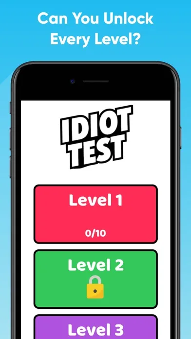 Idiot Test - Quiz Game应用截图