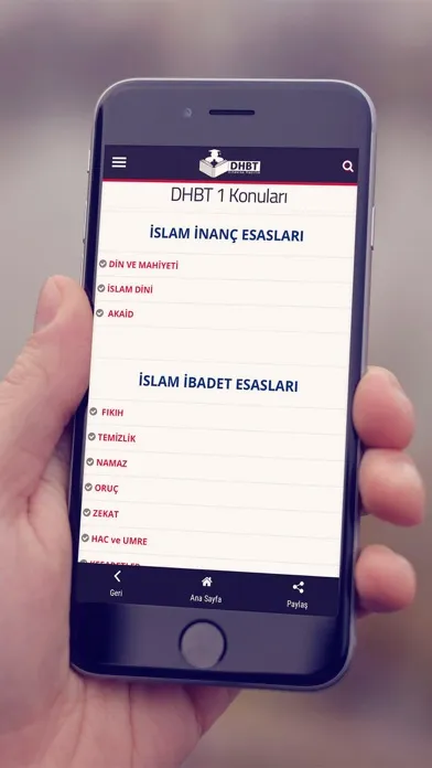 Скриншоты DHBT Sınavına Hazırlık