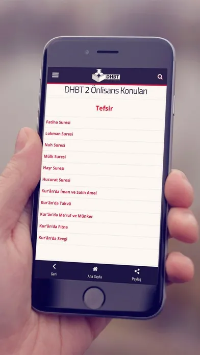 Скриншоты DHBT Sınavına Hazırlık