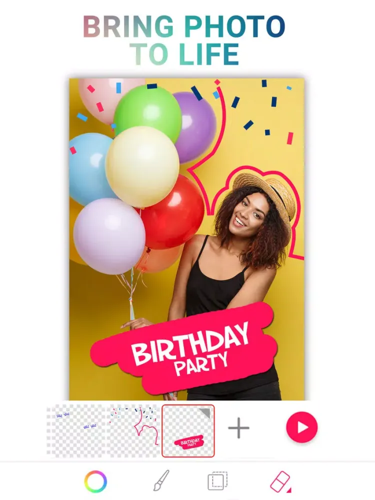 Ảnh chụp màn hình của Animator - GIF and Video maker iPad 