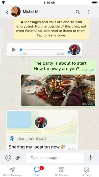 Messanger · Screenshots
