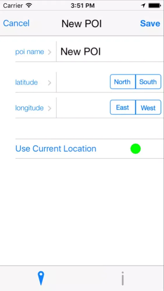 CustomPOI应用截图