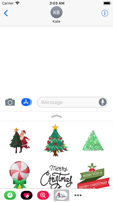 Zrzuty ekranu A Christmas  Stickers