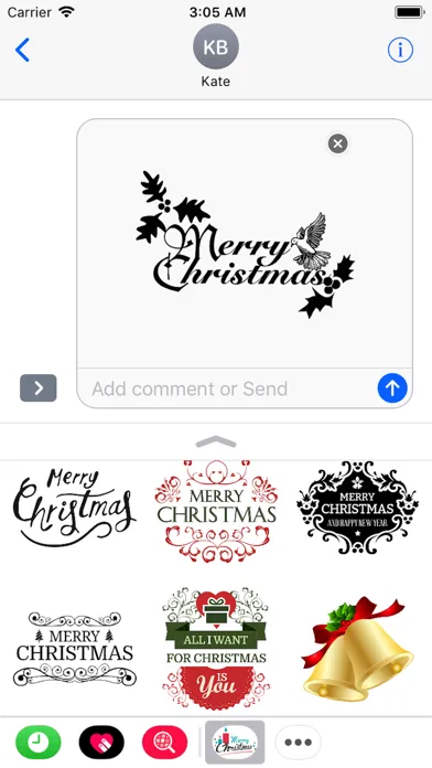 Zrzuty ekranu A Christmas  Stickers