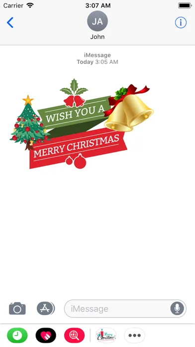 Zrzuty ekranu A Christmas  Stickers