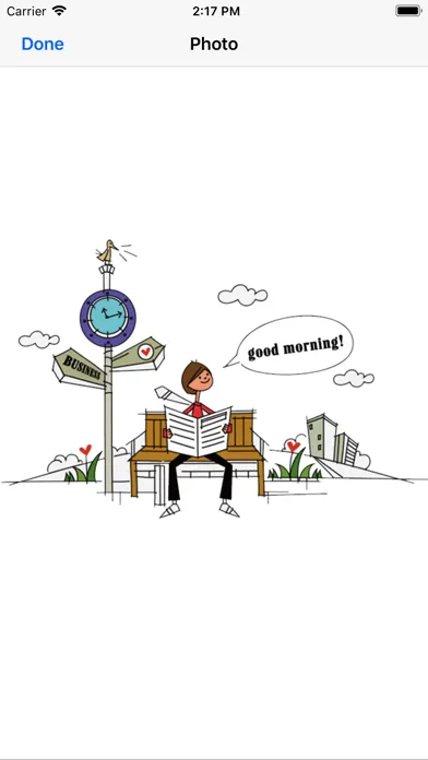 Zrzuty ekranu Good Morning Stickers 2018