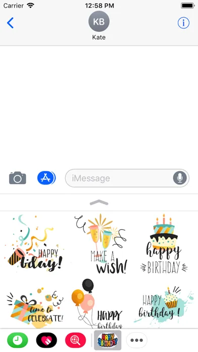 Happy Birthday Stickers 2018 Screenshots