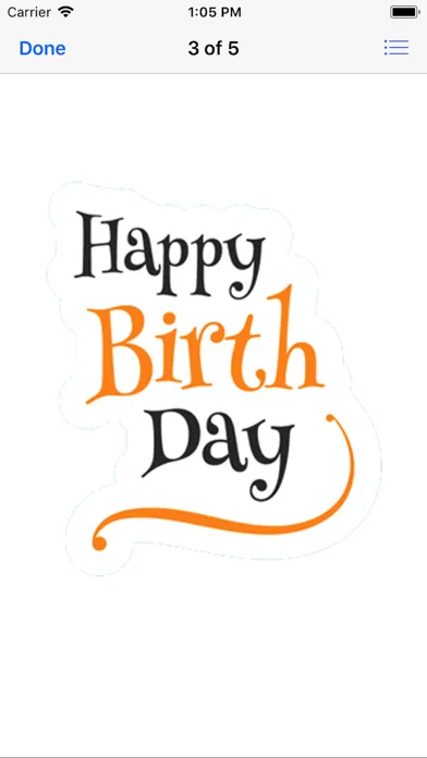 Happy Birthday Stickers 2018 Screenshots