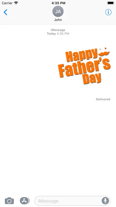 Happy Fathers Day Stickers2018 स्क्रीनशॉट