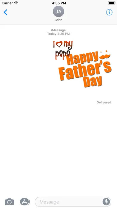 Happy Fathers Day Stickers2018 स्क्रीनशॉट