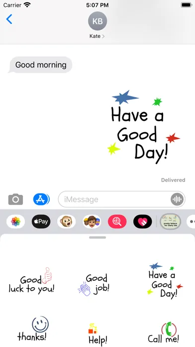 Tangkapan layar Pretty letters for Daily life