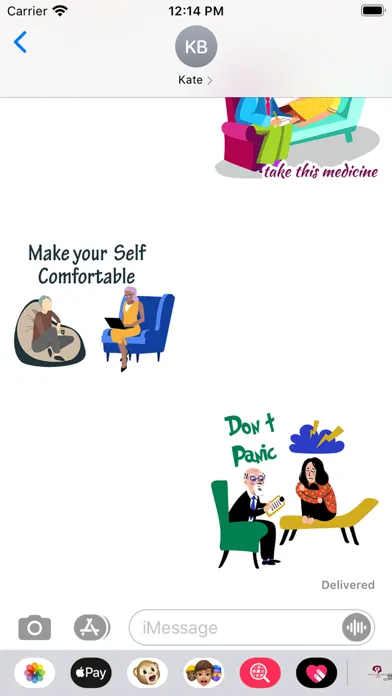 Zrzuty ekranu Psychologist stickers 2021