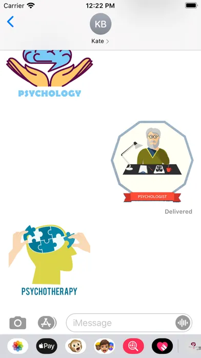 Zrzuty ekranu Psychologist stickers 2021