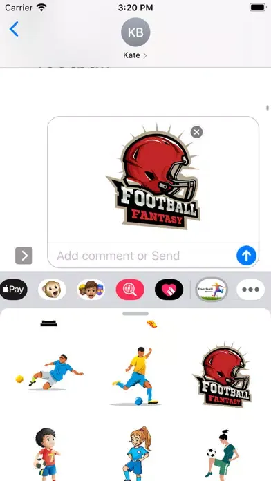 football stickers 2021 سکرین شاٹس