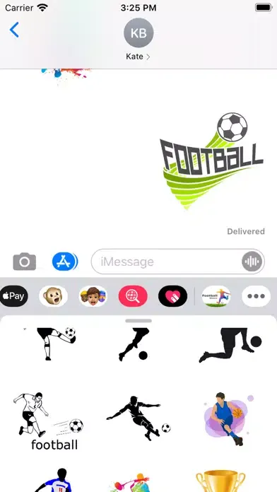 football stickers 2021 سکرین شاٹس