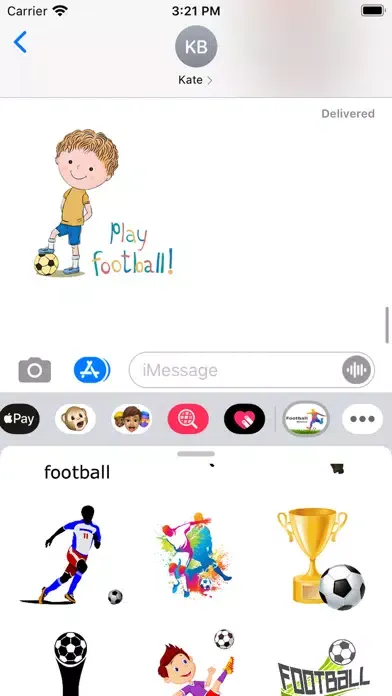 football stickers 2021 سکرین شاٹس